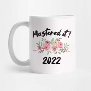 masters degree graduation 2022 gift, masters degree 2022 stickers, graduation gift for her or him, Mastered it 2022 sticker. graduation gift Mug